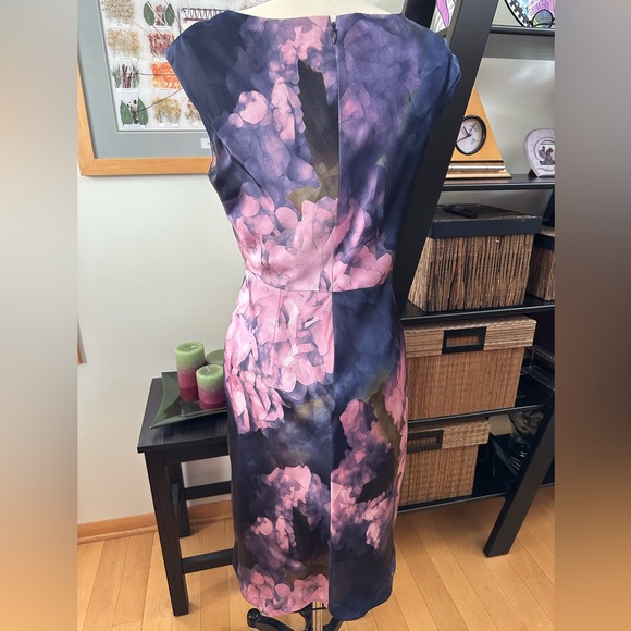 SUZI CHIN for MAGGY BOUTIQUE floral cocktail dress 👗 - Picture 3 of 8